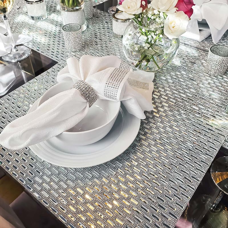 Sparkles Home Rhinestone Park Avenue Placemat