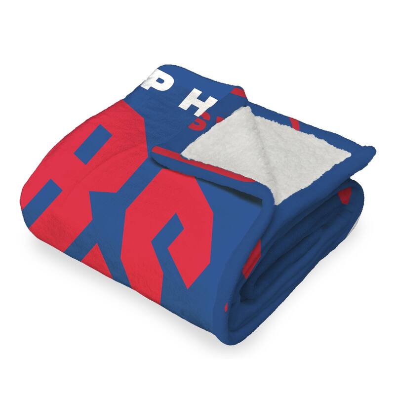 NBA High Block Silk Touch Sherpa Throw Blanket