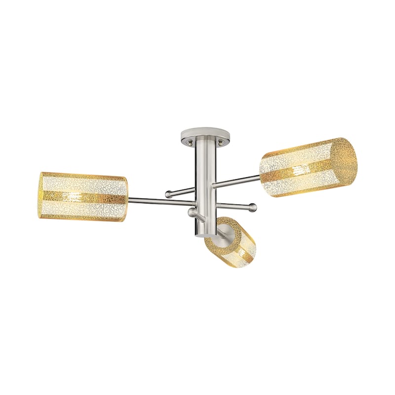 Innovations Lighting 434-3F-11-30 Crown Point Semi-Flush Crown Point 3