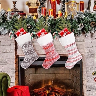 Christmas Stockings Set Of 3 - On Sale - Bed Bath & Beyond - 38881358