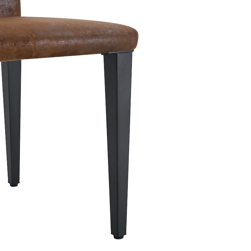 5-Piece Round Dining Table Set for 4, 47 Inch Small Round Dining Table with 4 Upholstered Chairs for Dining Room, Kitchen