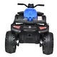 preview thumbnail 44 of 93, Powerful 24V Electric ATV for Big Kids, 2-Seater 4WD 4 Wheeler with LED Lights, Shock Absorbers & Bluetooth Music