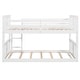 preview thumbnail 19 of 22, Twin Over Twin Bunk Bed with Ladder - Solid Wood & Durable