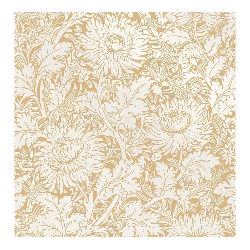 Fine Decor Zinnia Mustard Floral Wallpaper - 20.5 x 396 x 0.025