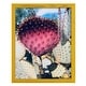 preview thumbnail 129 of 138, Pink Yellow Cactus III -Framed Print w/glass-Cherry Red 12x15 - Yellow