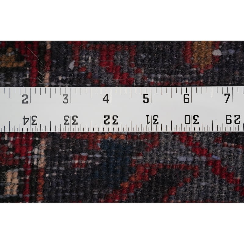 Hand Knotted Oriental 100% Wool Carpet Traditional Medallion Red Heriz Area Rug - 10' 1'' X 7' 7''