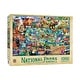 preview thumbnail 2 of 3, National Parks of America - Map Puzzle - 1000 Pcs - N/A