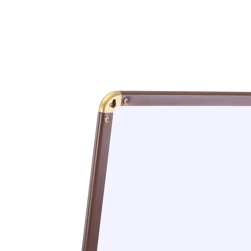 Roomfitters Floor Standing Full-Length Mirror with Walnut Frame, 60"x16.5" Wall Mounted Dressing Mirror for Bedroom