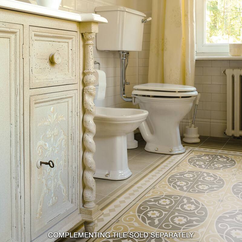 Merola Tile Caprice Loire Encaustic 7.86" x 7.86" Porcelain Floor and Wall Tile - Sample swatch