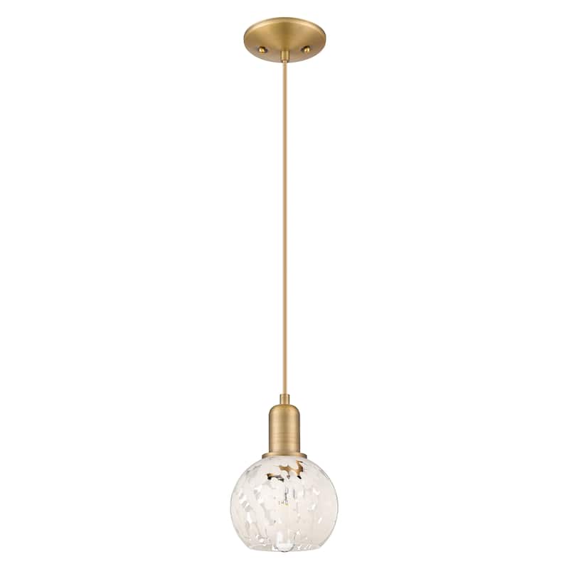 Innovations Lighting Endless Possibilities Arcadia - White Mouchette - 1 Light 6" Cord Hung Mini Pendant