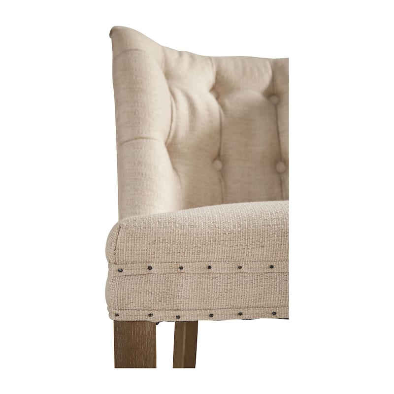 Cypress Upholstered Accent Chair, Oatmeal