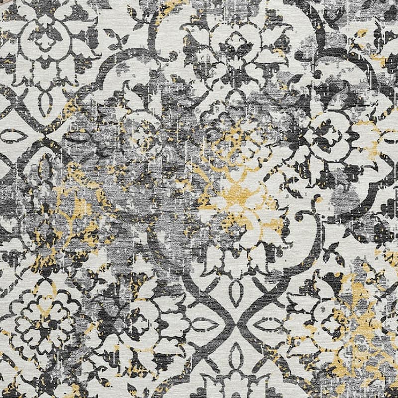 HomeRoots Floral Transitional Rectangle Outdoor Rug