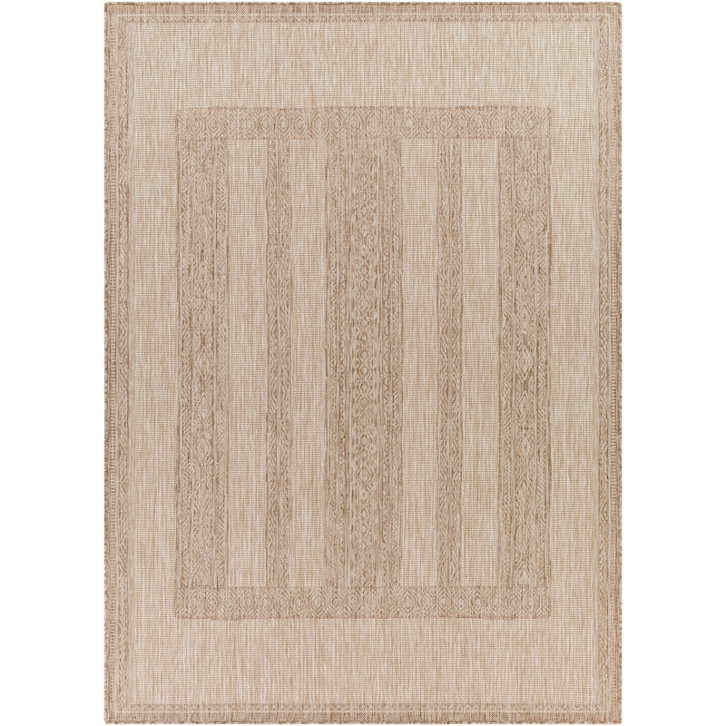 Livabliss Yadgar Subtle Stripes Indoor/ Outdoor Area Rug