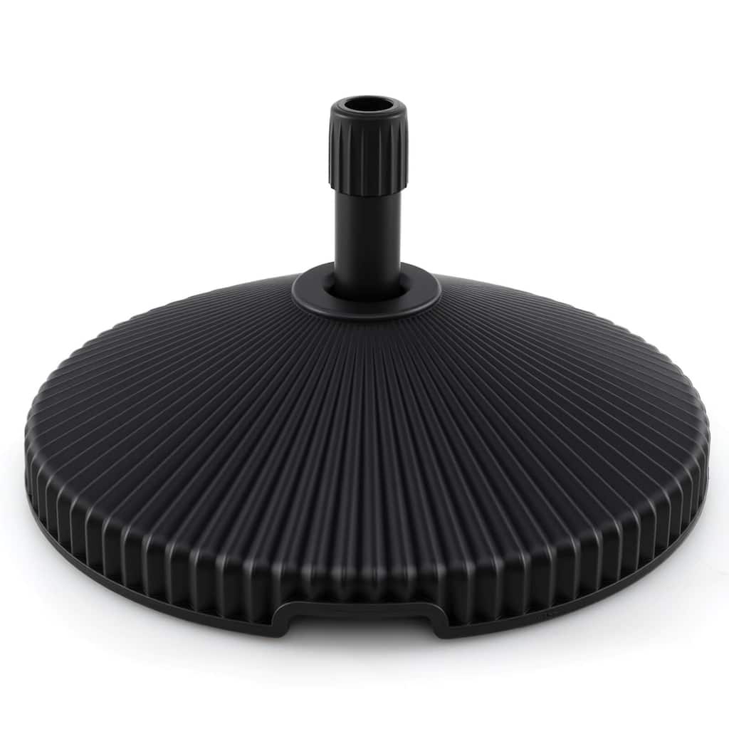 Costway Fillable Umbrella Base with Shell Texture 3 Coupler Sizes for - See Details