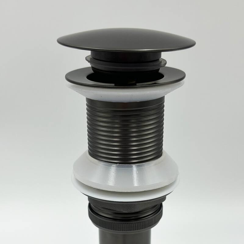 2 Pcs Bathroom Sink Drain Without Overflow, Vessel Sink Lavatory Vanity Pop Up Drain Stopper,304 Stainless Steel