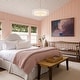 preview thumbnail 8 of 71, 3-Light 20"W Drum Fabric Semi Flush Mount Pendant Chandelier