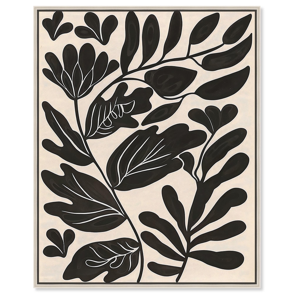 Ebony Eden Essence I Canvas by Art Remedy