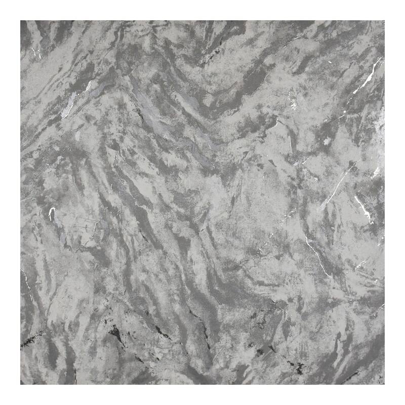 Brewster Titania Pewter Marble Texture Wallpaper - 27.5 x 396 x 0.025