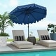 preview thumbnail 8 of 23, Costway 9 FT Patio Umbrella 2-Tier Market Table Umbrella with