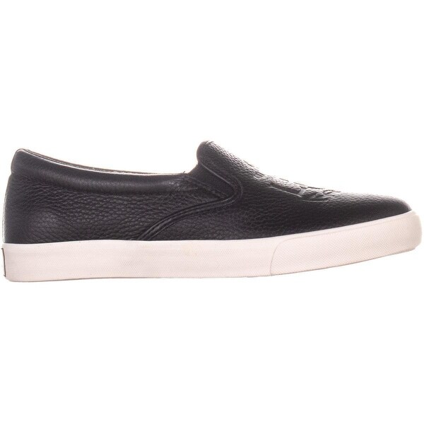 ralph lauren black slip on sneakers
