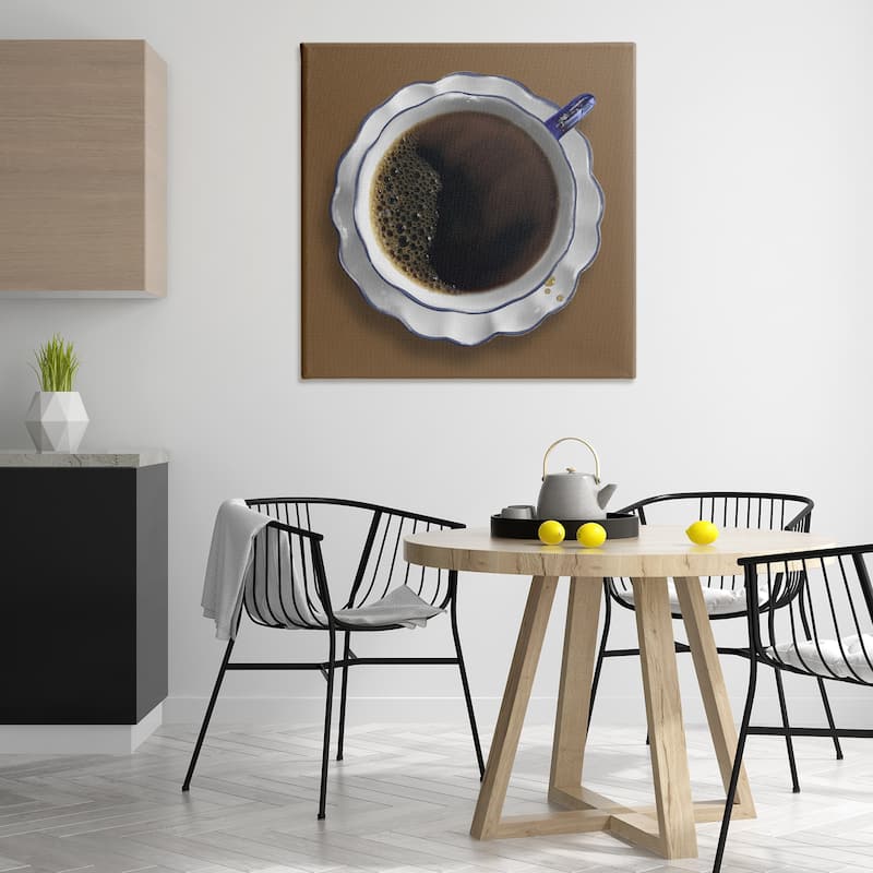 Stupell Aerial View Coffee Cup Canvas Wall Art Design By Matthew Piotrowicz