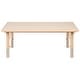 preview thumbnail 38 of 41, 23.625"W x 47.25"L Plastic Adjustable Activity Table-School Table for 6