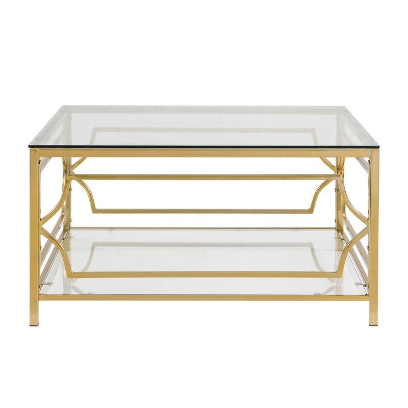 Coffee Table Round Room Table, Stainless Steel Irregular Leg Tempered Glass Top