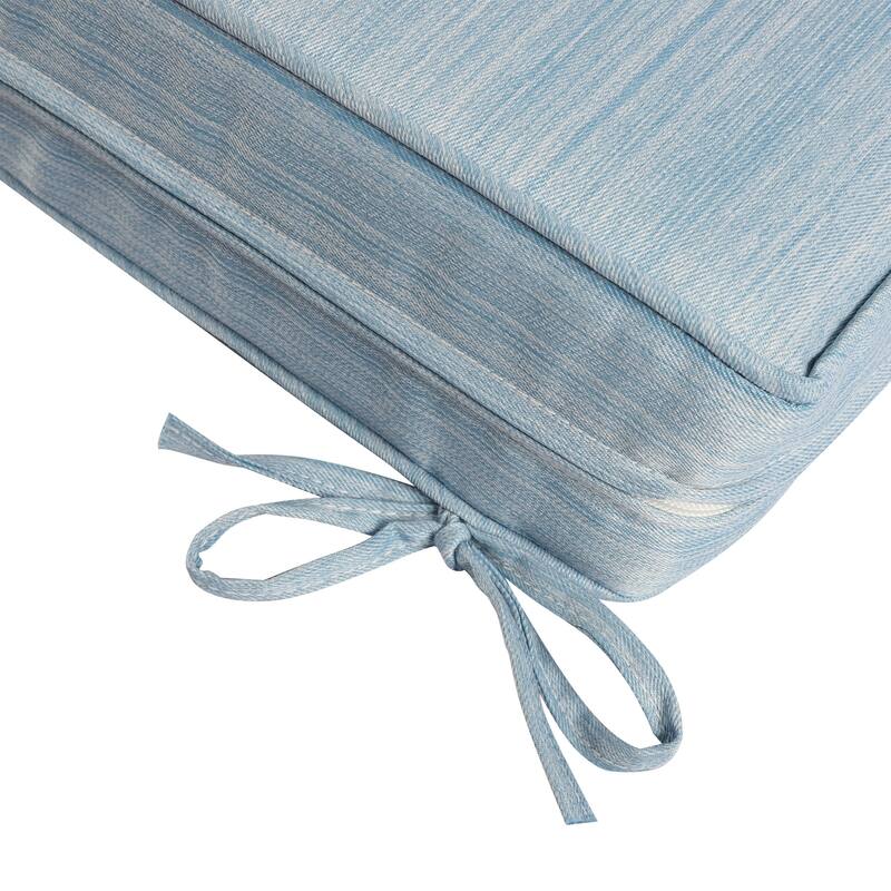 24 x 22 in. 2-Piece Deep Seating Outdoor Lounge Chair Cushions