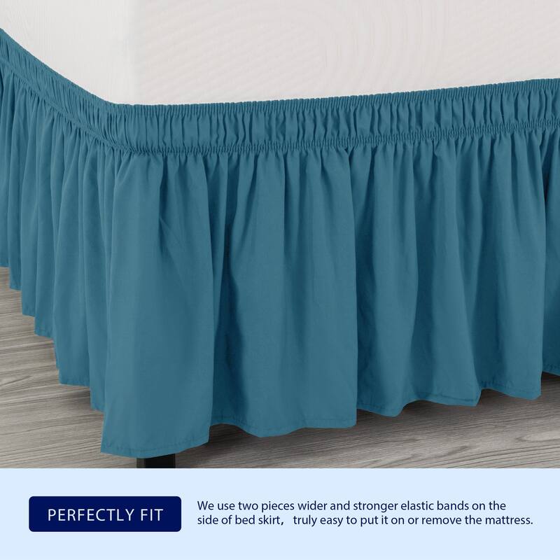 Subrtex Easy Fit 16-inch Drop Bed Skirts