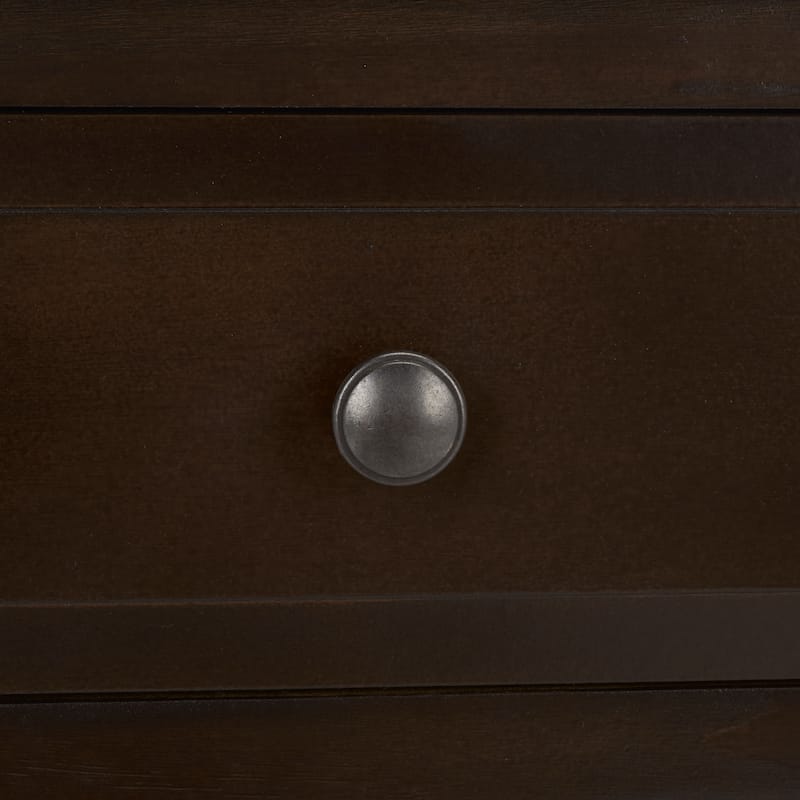 SAFAVIEH Helma Distressed Black Drawer Storage Side Table - 15" x 11.8" x 27.6" - 15"W x 12"D x 26"H