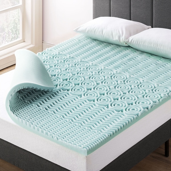 5 Zone Cooling Gel Memory Foam Mattress Topper Collection Bed Bath Beyond 31871721