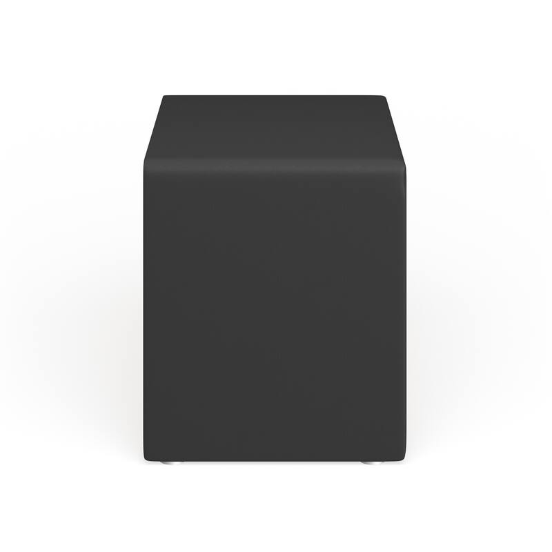 Porch & Den Sunrise Faux Leather Upholstered Nightstand