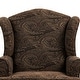 preview thumbnail 116 of 119, 31" W Modern Upholstered Linen Wing Back Accent Chair with Rolled Arm