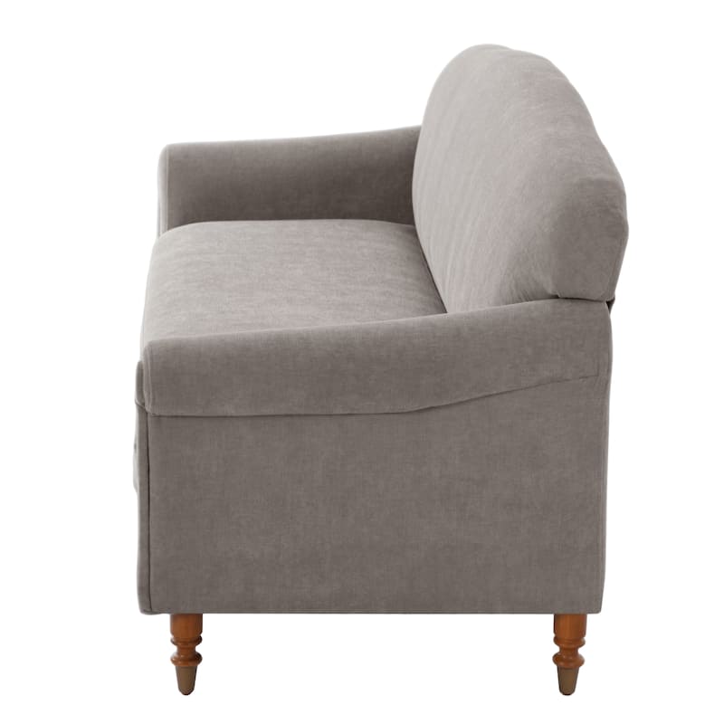 Christopher Knight Home - Modern Upholstered Loveseat Sofa with Rolled Arms