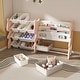 preview thumbnail 5 of 17, Kids Toy Storage Organizer, Toy Organizer with 2 Tier Bookshelf, Toy Storage with Shelf and 12 Toy Bins