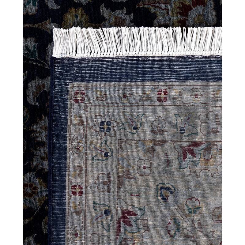 Overdyed One-of-a-Kind Hand-Knotted Area Rug - Navy - 8' 2" x 10' 5"