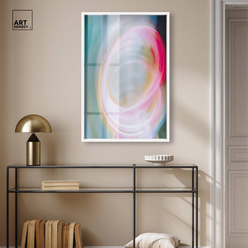 Swirling Light III Shadowbox by Art Remedy