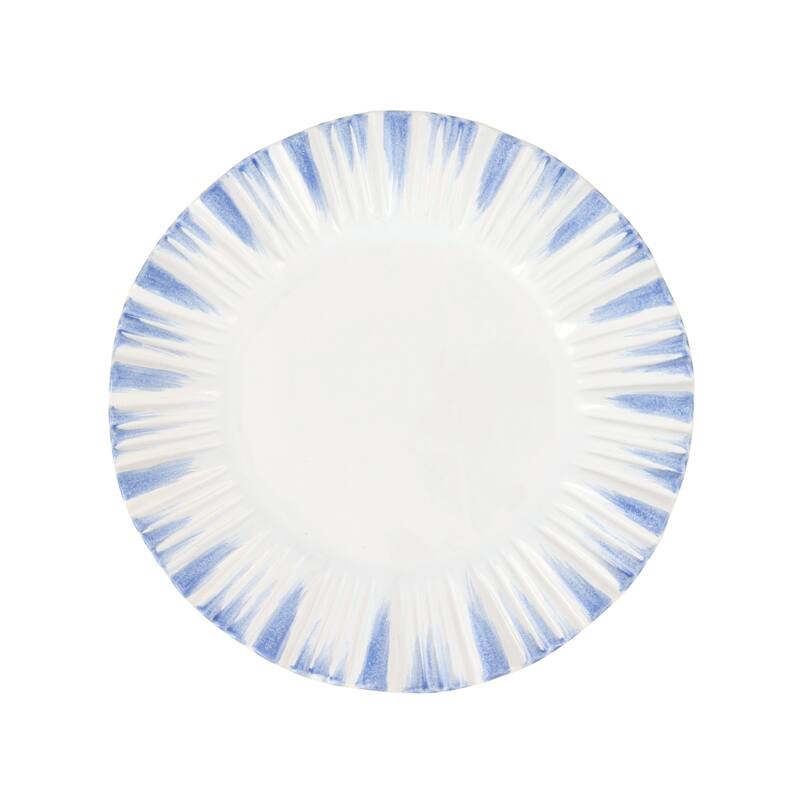 Bari Blue and White American Dinner Plate