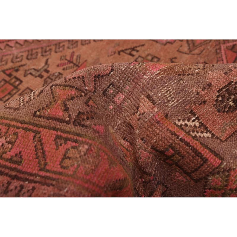 ECARPETGALLERY Hand-knotted Antalya Vintage Brown Wool Rug - 5'0 x 7'10