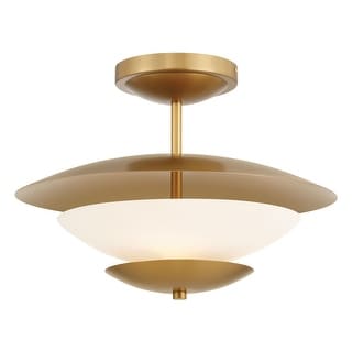 Minka Lavery 3943 Solara 3 Light 19" Wide Semi-Flush Ceiling Fixture