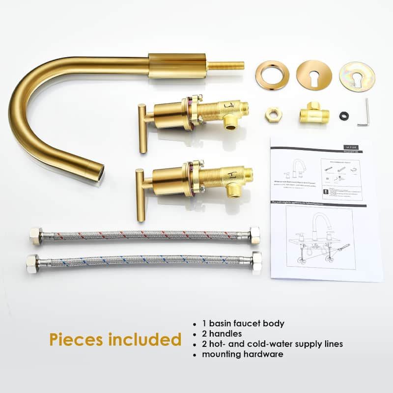 Altair Balen 8. in Widespread 2-Handle Bathroom High-Arc Faucet