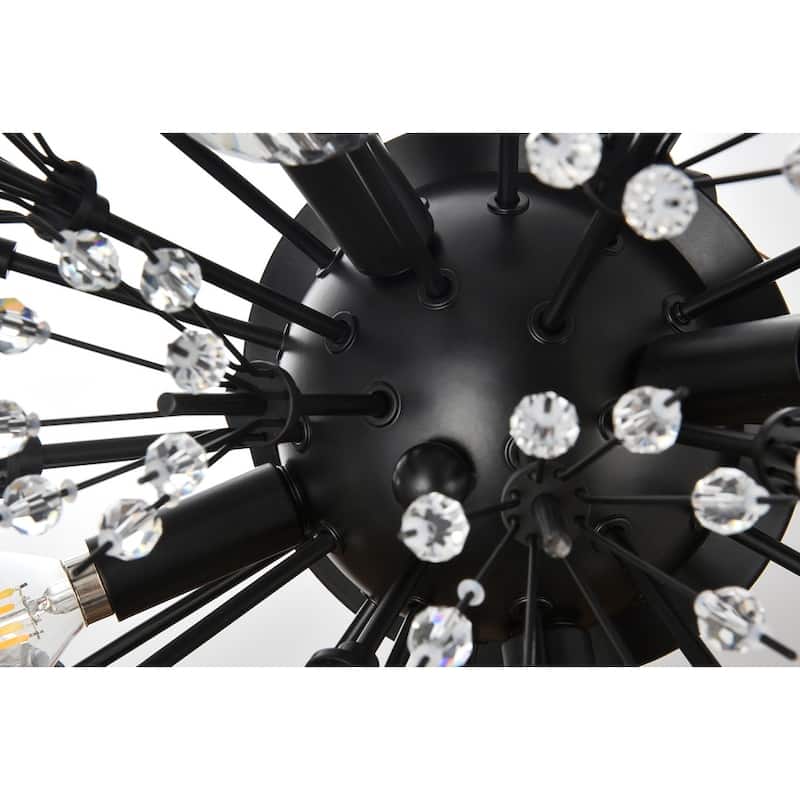 Victor 19 inch Crystal Starburst Wall Sconce - N/A