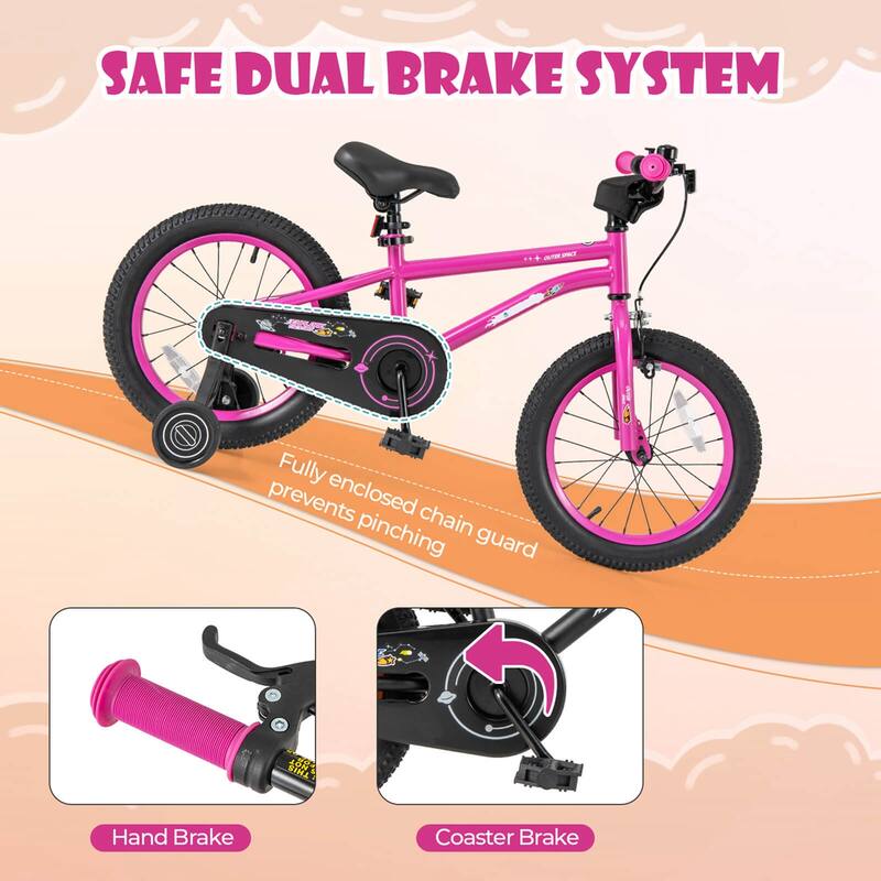 Costway 14/16/18-Inch Kid’s Bike for 4-7 Years Old with Adjustable - See Details