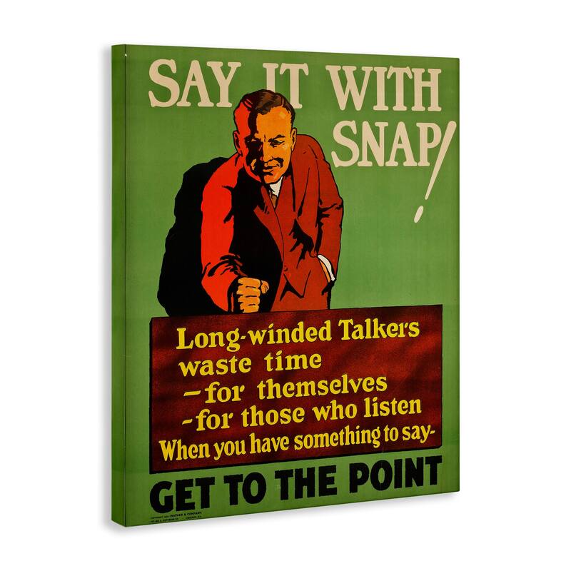 Stupell Vintage Say It With Snap Canvas Wall Art Design By Marcus Jules