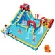 preview thumbnail 7 of 7, 9-in-1 Giant Water Bounce House w/Climbing Wall & 2 Splash Pools with 680W Blower