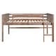preview thumbnail 14 of 14, Wood Twin Size Loft Bed with Hanging Clothes Racks and Underbed Storage