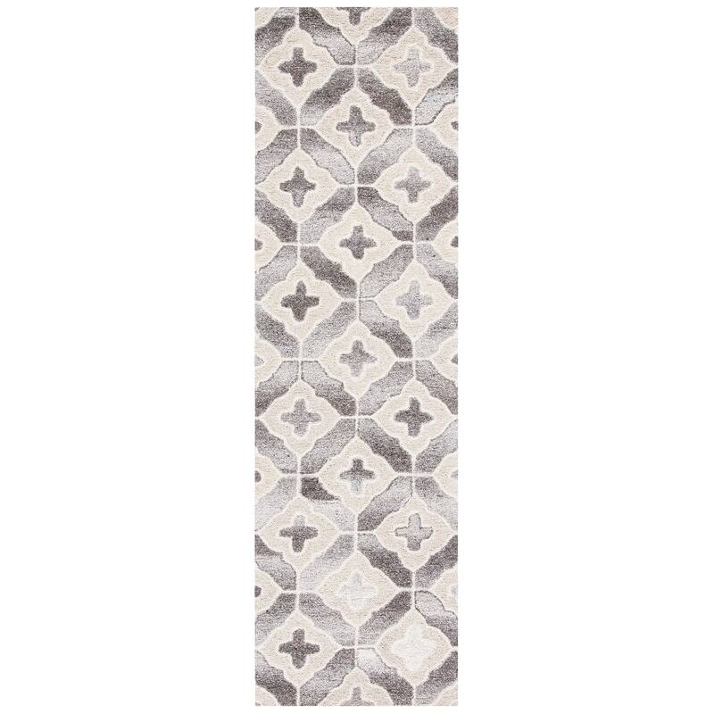 SAFAVIEH Handmade Abstract Valborg Trellis Wool Rug