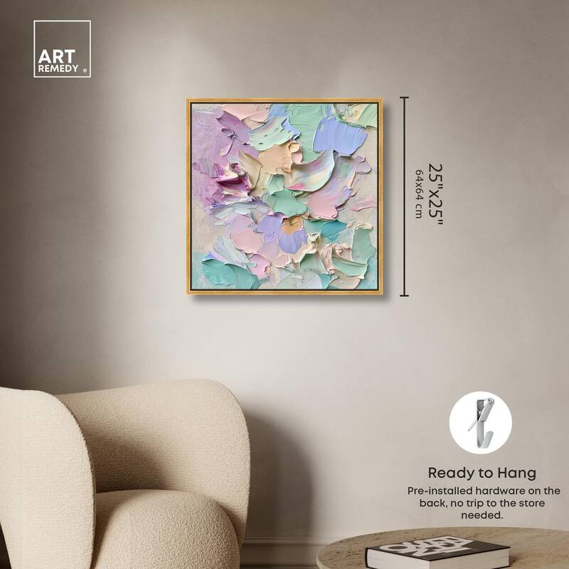 Flowing Mousse II Canvas by Art Remedy