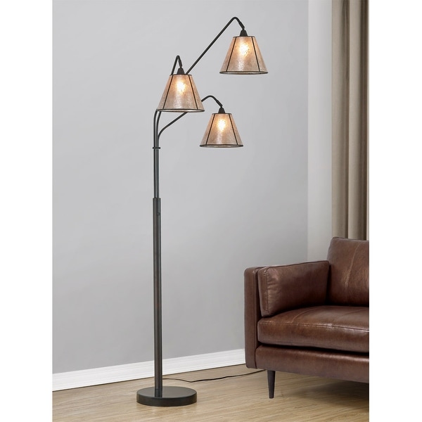 Mica shade floor lamp new arrivals