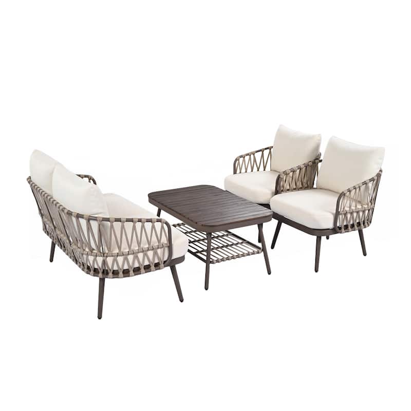 4-Piece Outdoor Patio Furniture Set